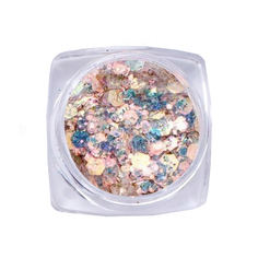 Дизайн для ногтей Serebro, «Соты Диско» №04