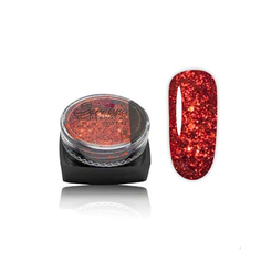 Дизайн для ногтей Serebro Магия блеска Red №4