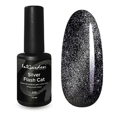 Гель-лак InGarden Flash Cat №205 Silver