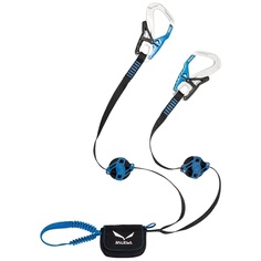 Спусковое страховочное устройство Salewa Set Via Ferrata Ergo Zip Silver/ Royal Blue