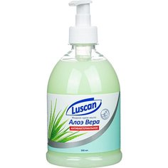 Крем-мыло Luscan Алоэ вера антибактериальное 500 мл, 1014322