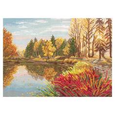 Набор для вышивания Сделай своими руками Краски осени К-50, 27х20,5см