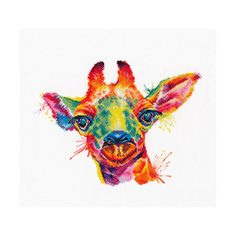 Набор для вышивания ОВЕН Жираф 1434, 27х22 см