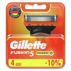 Сменные кассеты Gillette Fusion5 Power 4 шт