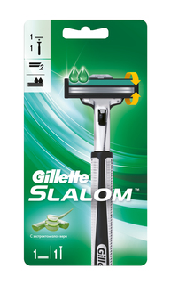 Мужская бритва Gillette Slalom с 1 сменной кассетой