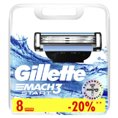 Сменные кассеты Gillette Mach3 Start 8 шт