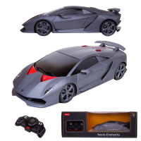 Машинка р.у. Rastar Lamborghini Sesto Elemento серебристый (53700)