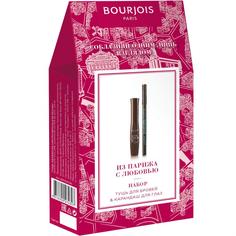 Набор Bourjois Тушь для бровей Brow fiber oh, oui +карандаш для глаз Contour Clubbing