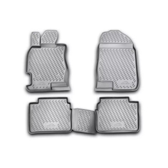 Коврики в салон Element для MAZDA 6 2007-12/2012, 4 шт. полиуретан, серые