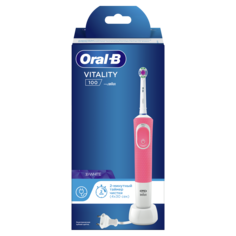 Электрическая зубная щетка Braun Oral-B Vitality D100.413.1 3D White/Pink