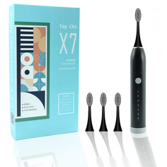 Электрическая зубная щетка ультразвуковая Toy Chi X7 SONIC Toothbrush, черная No Brand