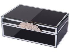 Шкатулка Коллекция "Pen" Цвет:Чёрный 21*14*8,5см 453-161
