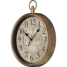 Часы Настенные Кварцевые "Italian Style" 31*25 см. Античное Золото Lefard