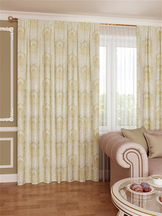 Штора LeGrand Версаль 180x260, молочный, 1 шт.