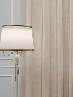 Штора LeGrand Матрица 150x280, бежевый, 1 шт.
