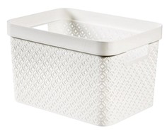 Корзина для хранения Curver Terrazzo L 17 л белая