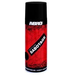 Краска-Спрей Sabotage 39 (Чёрный) 400 Мл ABRO арт. SPG039