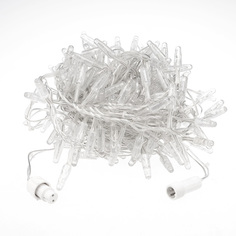 Световая гирлянда новогодняя Neon-Night Кластер 303-645 10 м белый холодный