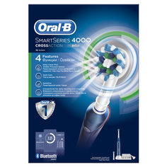 Зубная щетка электрическая Braun Oral-B Smart 4000 (D21.525.3M) Blue