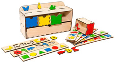 Сортер Нумикон Умный комодик Геометрические фигуры и животные