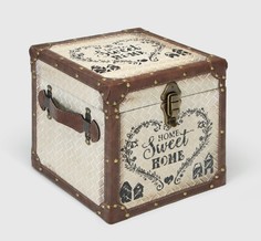 Сундук декоративный для хранения Grand Forest Sweet home 34 x 34 x 34 см коричневый