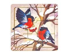 Пазл SmileDecor Дружные снегири П835