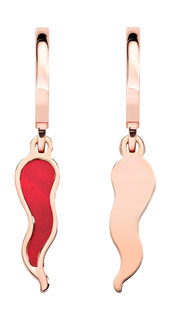 Серьги подвески из серебра с эмалью AMEN ORMPCORR Amen.