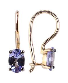 Серьги из красного золота с танзанитом Империал S1300JU-108 Imperial