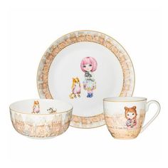Набор посуды обеденный Lefard Fashion princess 415-2201 3 предмета