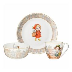 Набор посуды обеденный Lefard Fashion princess 415-2196 3 предмета
