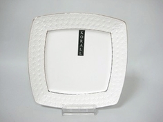 Блюдо квадратн.6,5""Снежная королева" 250мм. S222816-A "Коралл"