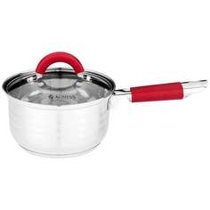 Ковш agness со стекл.крышкой classic 1,7 л. 16*9,5 см KSG-937-425