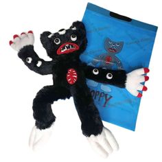 Мягкая игрушка Poppy Playtime Killy Willy 40см Брат Huggy Wuggy на липучках KW-40