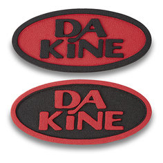 Наклейка на сноуборд Dakine Retro Oval 2020/2021 black/orange