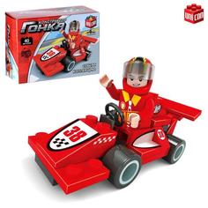 Конструктор Unicon Гонка Красный болид 40дет 5164176
