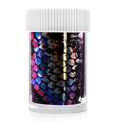 Фольга для дизайна ногтей Dona Jerdona Голография №21 тёмный оттенок 90 см