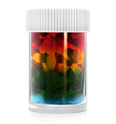 Фольга для дизайна ногтей Dona Jerdona Голография №24 разноцветный перелив 90 см