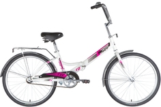 Велосипед NOVATRACK 24 TG-24 classic 1.0 складной, TG, белый