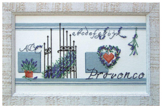 Набор для вышивания Acufactum Ute Menze 2137 Прованс, 32,5x15см