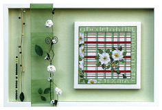 Набор для вышивания Acufactum Ute Menze 2468 Белая роза, 17,5x17,5см