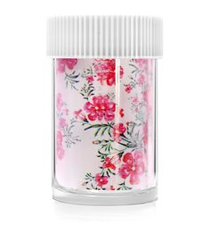 Фольга для дизайна ногтей Dona Jerdona Голография №27 алый цветок 90 см