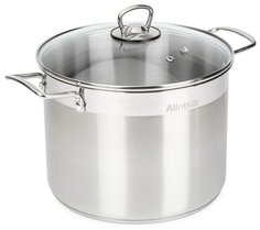 Кастрюля со стеклянной крышкой MASTER CHEF 12.0л 28х20см Attribute