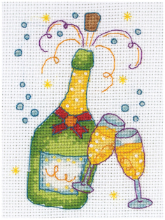 Набор для вышивания Anchor PCE761 Champagne, 11x8см