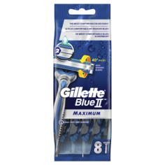 Одноразовая мужская бритва Gillette Blue2 Maximum 8 шт