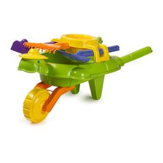 ZEBRATOYS Игровой песочный набор с тачкой Черепашка 15-5371