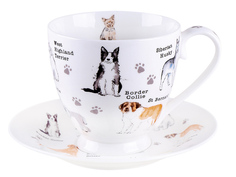 Пара чайная круглая 440мл п/у Dogs NB202CS "Коралл"