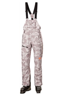 Брюки Горнолыжные Helly Hansen W Powderqueen Bib Pant Dusty Syrin Winter Camo (Us:m)
