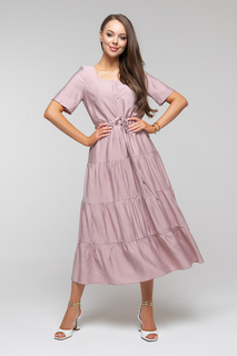 Платье женское Петербургский Швейное Дом 1447 розовое 54 RU