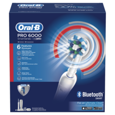 Зубная щетка электрическая Braun Oral-B 6000 (D36,565,5X) Triumph Cross Action