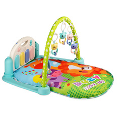 Развивающий коврик для детей AMAROBABY CUTE LION, 80x65x45 (ЛЕВ) салатовый